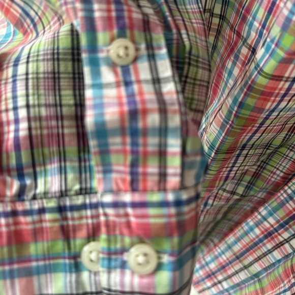 Ralph Lauren button down plaid classic fit shirt - Picture 5 of 8